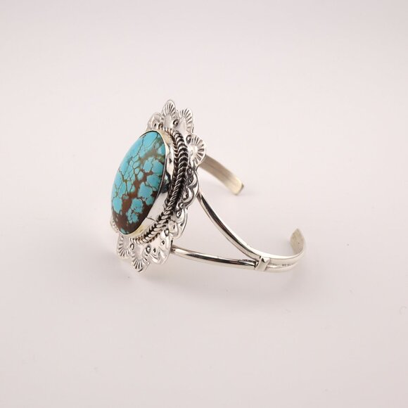 Handmade Native American Cuff Bracelet, @loveyourstyle Turquoise NA Jewelry** - Picture 8 of 11